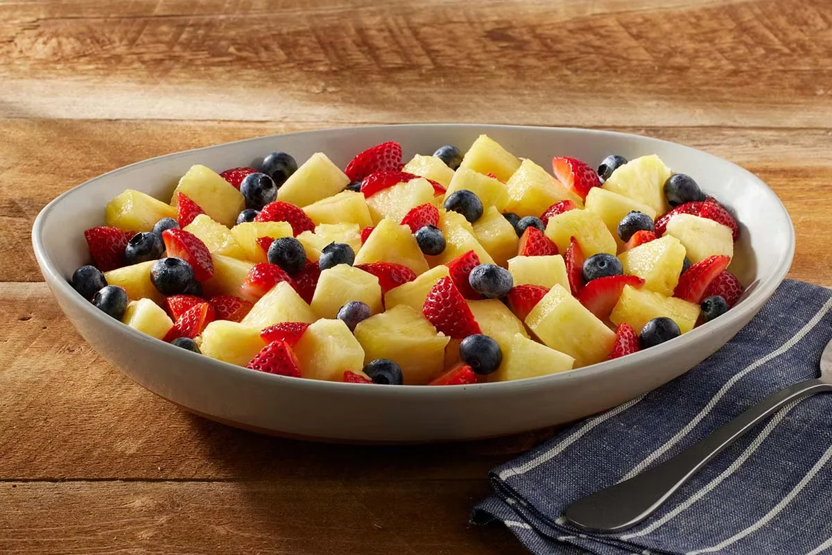 Cracker Barrel's Fresh Fruit, featuring a colorful mix of seasonal fruits served fresh and ready to enjoy.